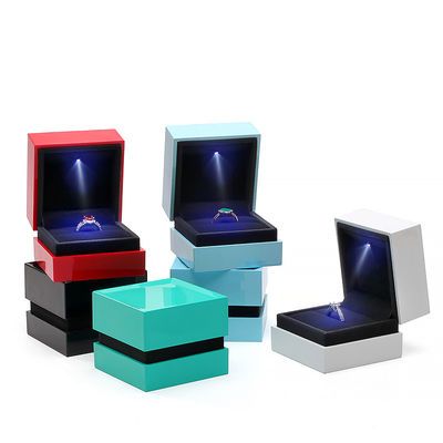 kopen Hanhong Square Spray Paint Multicolor Juwelendoos met licht en zijde-schermprint online manufacture