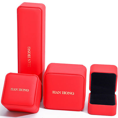 Custom Luxury Velvet Jewelry Packaging Box voor halsketting en armband opslag van Hanhong