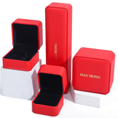 Custom Luxury Velvet Jewelry Packaging Box voor halsketting en armband opslag van Hanhong