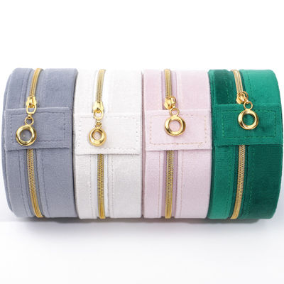 Velvet sieraden opslagdoos voor aangepaste logo oorbellen halskettingen en ringen verpakking