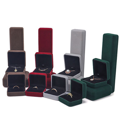 kopen Juwelen dozen Materiaal LED fluweel voor aangepaste grootte Hanhong Logo Gedrukt Ring Gift online manufacture