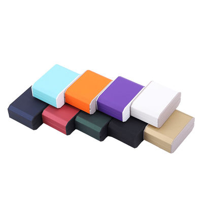 Neem contact met ons op voor aangepaste LED-verlichting Plastic juwelen doos Blauwe LED Ring Doos Fluweel voering