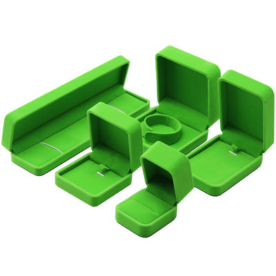kopen Plastic en fluweel juwelen pakket voor Custom luxe halsketting stud oorbellen armband online manufacture