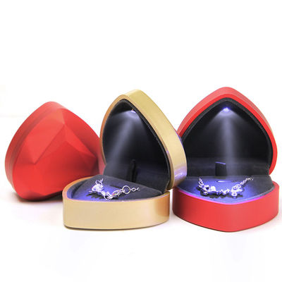 kopen Gepersonaliseerde grootte LED-kunststof sieraden verpakking voor ring halsketting oorbellen en armband online manufacture