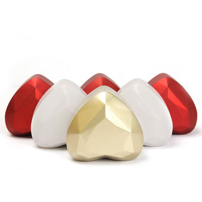 Groothandel Vervaardiging hoogwaardig Juwelen cadeau doos verpakking Custom halsketting Ring juwelen set Verpakking kunststof hartvormig wit led juwelen doos met logo