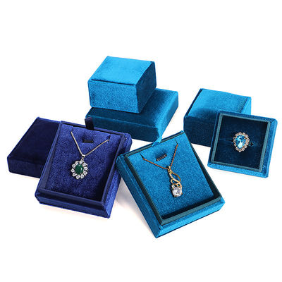 Klanten logo Hanhong fluweel sieraden display cadeaubon voor op maat gemaakte verlovingen