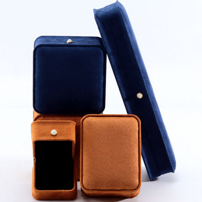 Custom Luxe Juwelen Verpakkingsdoos voor Fluweel Armband Oorbellen Halsketting Perlen slot