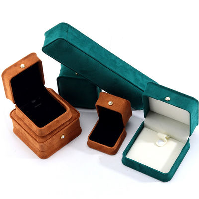 Custom Luxe Juwelen Verpakkingsdoos voor Fluweel Armband Oorbellen Halsketting Perlen slot