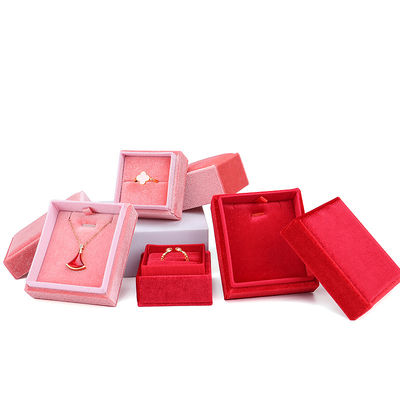 Velvets sieraden cadeau doos voor Hanhong Luxury Custom Wedding en Verloving