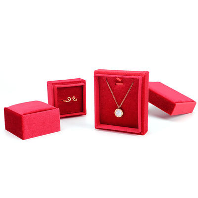Velvets sieraden cadeau doos voor Hanhong Luxury Custom Wedding en Verloving