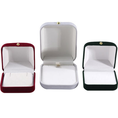 Hanhong Custom Logo Flocked Rectangle Juwelen Pakket voor Armband Halsketting Oorbellen