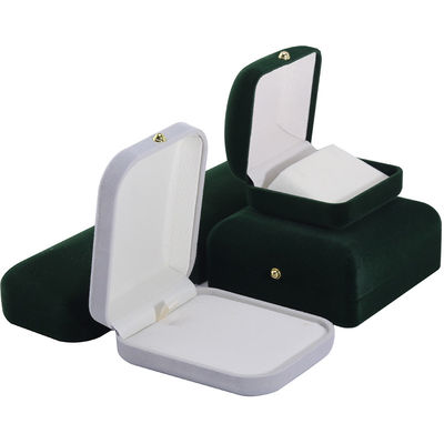 Hanhong Custom Logo Flocked Rectangle Juwelen Pakket voor Armband Halsketting Oorbellen