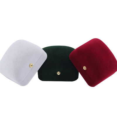 Hanhong Custom Logo Flocked Rectangle Juwelen Pakket voor Armband Halsketting Oorbellen