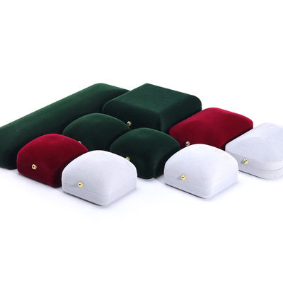 Hanhong Custom Logo Flocked Rectangle Juwelen Pakket voor Armband Halsketting Oorbellen