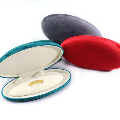 Nieuwste op maat gemaakte fluwelen juwelen doos voor op maat gemaakte luxe armband oorbellen halsketting