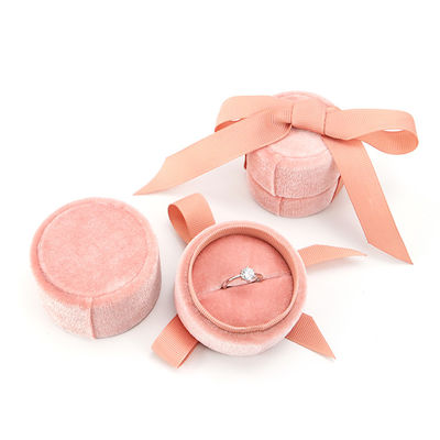 Hanhong Tiandi flannel doek ring doos voor juwelen verpakking 5 * 4.5 * 5 cm Plastic fluweel