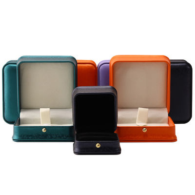 Gepersonaliseerde Hanhong 2023 Luxe Gift Ring Juwelen Doos Verpakking Warm Stamping Logo Doos