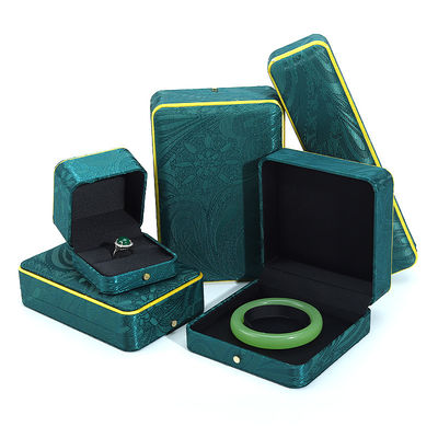kopen Groene handgemaakte juwelen doos voor armband halsketting stud oorbellen luxe ring Hanhong BH2 online manufacture