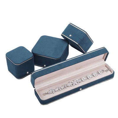 kopen Juwelenverpakking Hanhong Custom Velvet Box voor halsketting Armband Oorbellen en Ring online manufacture