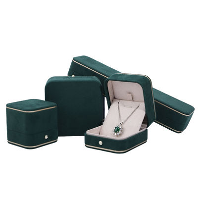 Juwelenverpakking Hanhong Custom Velvet Box voor halsketting Armband Oorbellen en Ring