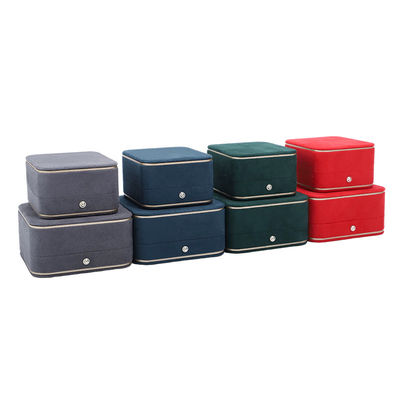 Juwelenverpakking Hanhong Custom Velvet Box voor halsketting Armband Oorbellen en Ring