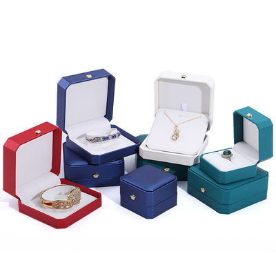 Huid kroon juwelen doos voor Hanhong Custom gouden armbanden oorbellen en hangers