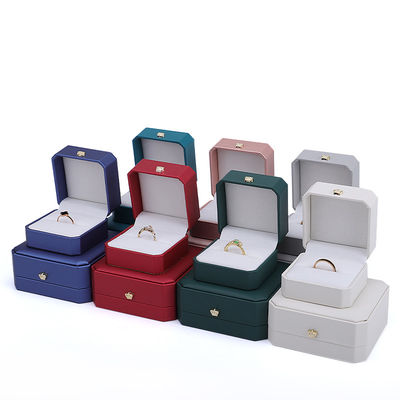 Huid kroon juwelen doos voor Hanhong Custom gouden armbanden oorbellen en hangers