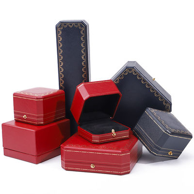 Rechthoek 12*12*4,5 cm Gepersonaliseerde juwelen verpakkingsdoos voor armbanden oorbellen halsketting ring