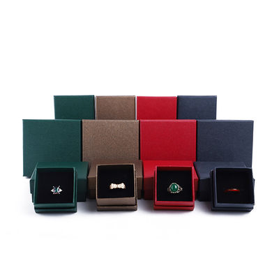 Groothandel Productie Luxe Juwelen Doos Gepersonaliseerd Custom High-end Halsketting Armband Oorbellen Ring Juwelen Set Verpakking Karton papier deksel en basis Juwelen Doos met logo