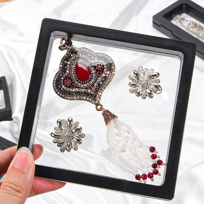 kopen Juwelen Display PE Membrane Suspension Box, Transparent Film Floating Jewelry Case online manufacture