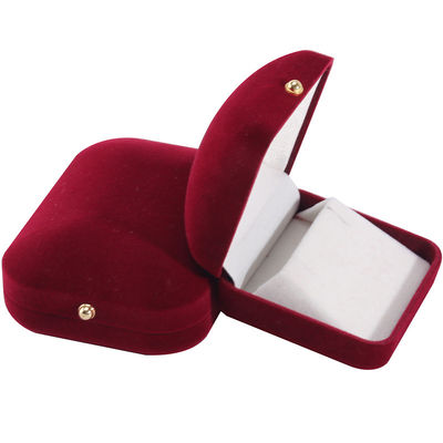 Rood fluweel sieradenpakket voor aangepaste armbanden oorbellen en ketting