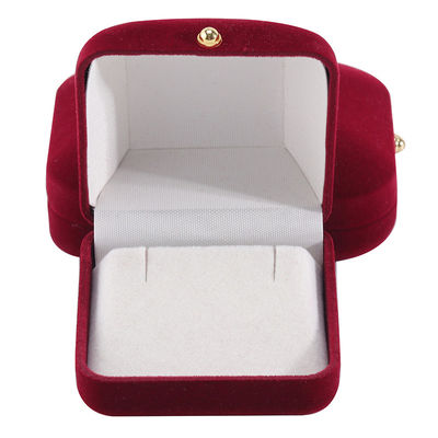 Rood fluweel sieradenpakket voor aangepaste armbanden oorbellen en ketting