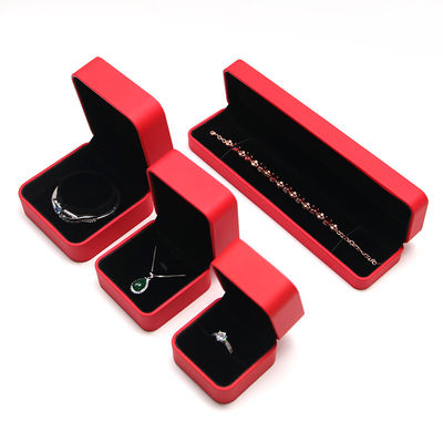Customized Luxury PU Leather Jewelry Box Verpakkingsdoos met concurrerende 6.5 * 6cm