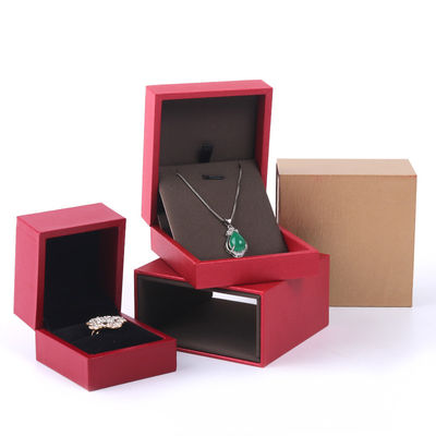 Aangepaste uittrekbare papieren sieraden doos halsketting voor sieraden organisatie