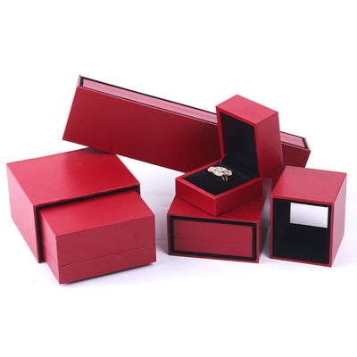 Gepersonaliseerd Grootte Kartonnen sieraden doos, sieraden papier doos Set Verpakking