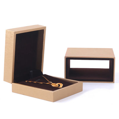 Gepersonaliseerd Grootte Kartonnen sieraden doos, sieraden papier doos Set Verpakking