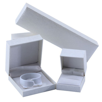 OEM rechthoekig karton sieraden doos Papier verpakkingsdoos voor oorbellen halsketting ring