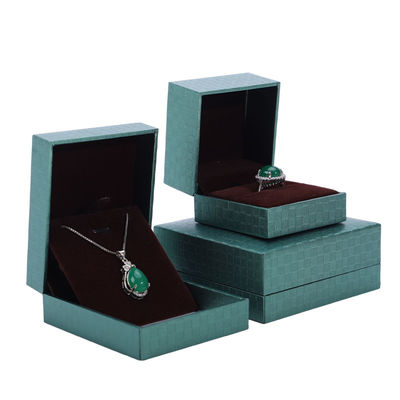 kopen Groen papier sieraden vertoondoos, hanger armband halsketting ring sieraden verpakking online manufacture