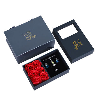 Hanhong Karton Rozen Zeep Bloem Juwelen Doos Geschenk Verpakking Met Tote Bag