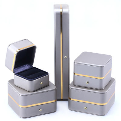 Embossing Logo Hanhong Custom Leer Juwelen Doos voor Grade Armband Ketting Horloge