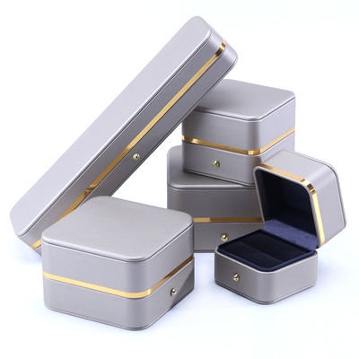 Embossing Logo Hanhong Custom Leer Juwelen Doos voor Grade Armband Ketting Horloge