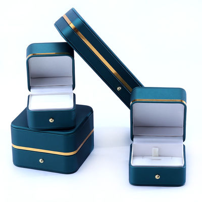 10*10*5,5 cm handgemaakte luxe lederen sieraden doos voor eind accessoires Made in Hanhong
