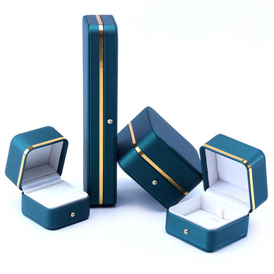 10*10*5,5 cm handgemaakte luxe lederen sieraden doos voor eind accessoires Made in Hanhong