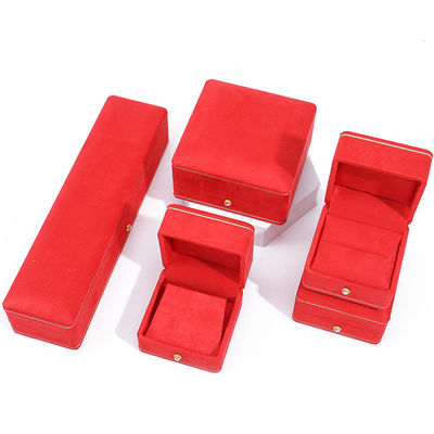 Nieuwste stijl op maat maat fluweel sieraden verpakkingsdoos voor Armband halsketting Ring