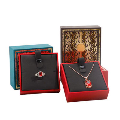 Elegante op maat gemaakte kist juwelen verpakkingsdoos voor ketting en armband