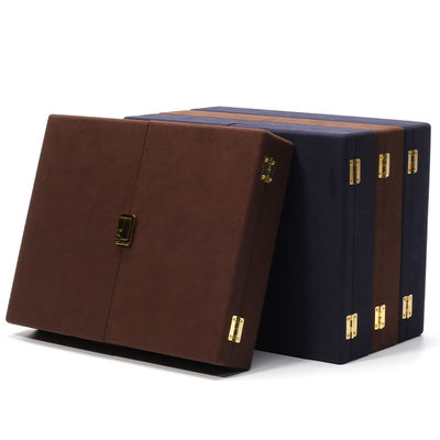 Luxe verpakking Microfiber juwelen doos voor ringen stud oorbellen armband en halsketting
