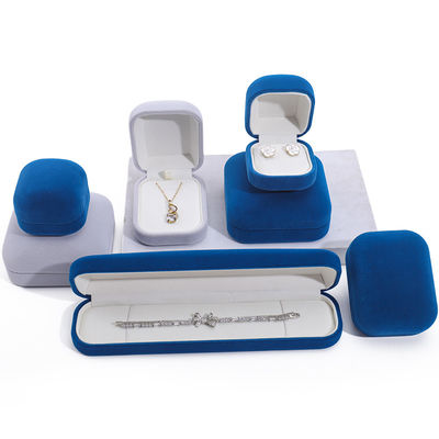Gepersonaliseerde rechthoekige sieraden verpakkingsdoos voor hanger halsketting ring oorbellen