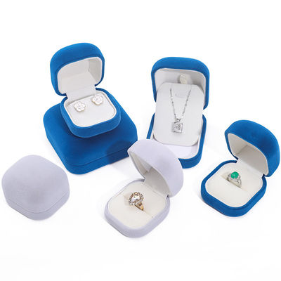 Gepersonaliseerde rechthoekige sieraden verpakkingsdoos voor hanger halsketting ring oorbellen