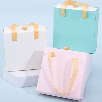 Discreet karton papier sieraden cadeau verpakkingsdoos met Tote zak voor opslag