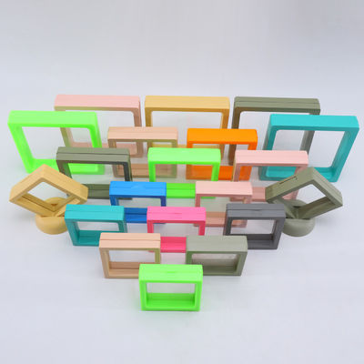 Meerdere kleuren Suspension Juwelen Display Box Met Transparante PE Film